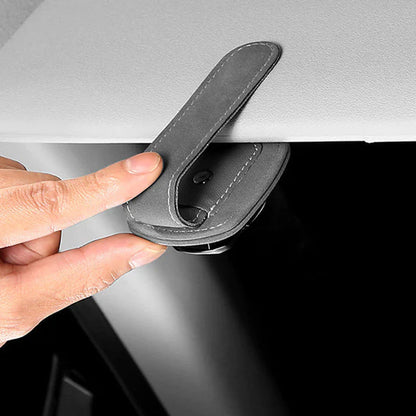 Suede Multifunctional Glasses Clip with your car logo